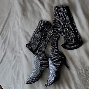 Mesh shoes, sz 10, new, overknee